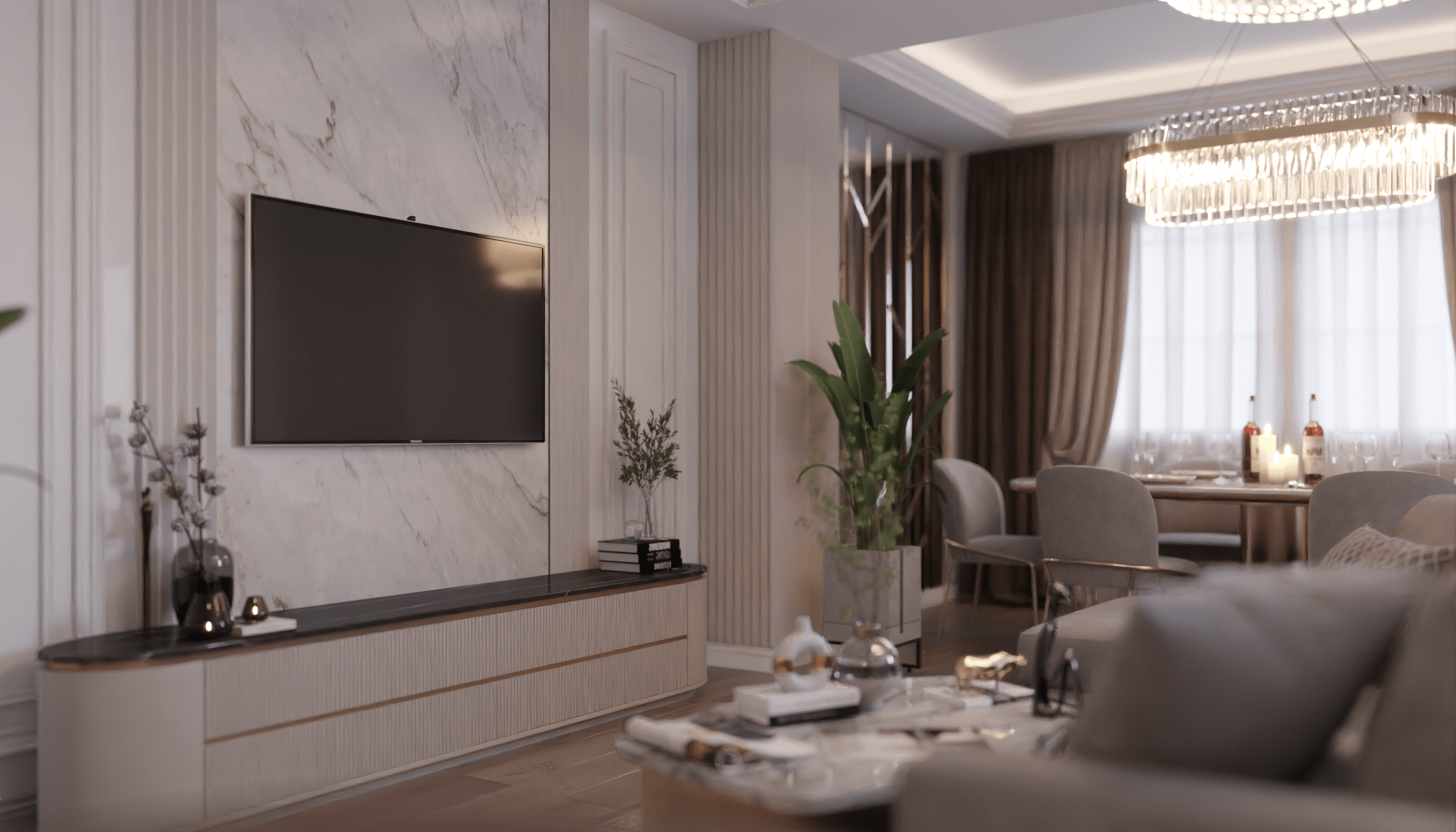 🏠 پروژه بازسازی رودکی-ولیعصر | نئوکلاسیک 100 متری!