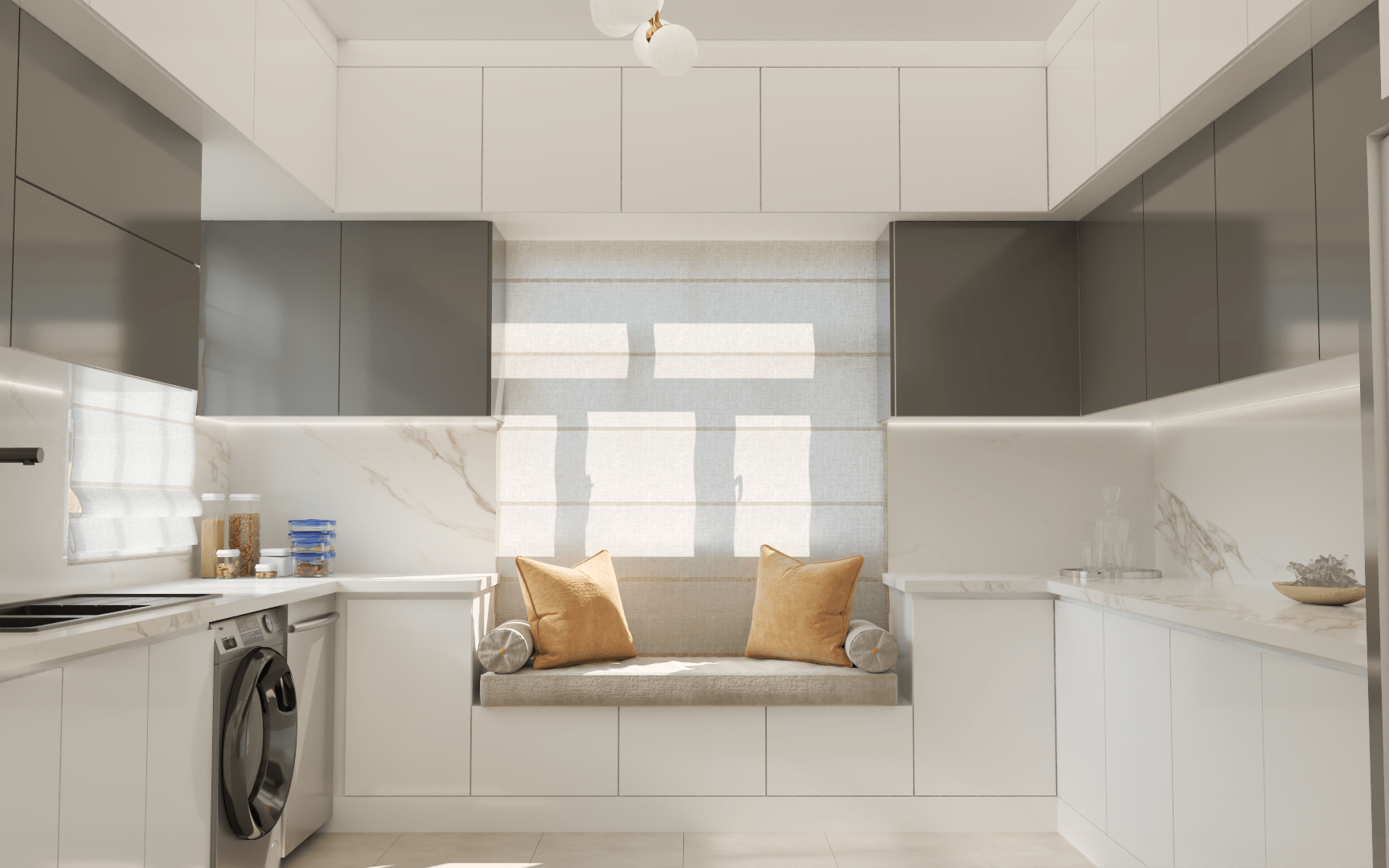 🏠 طراحی کابینت اشپزخانه مدرن| پروژه کوی فردوس
