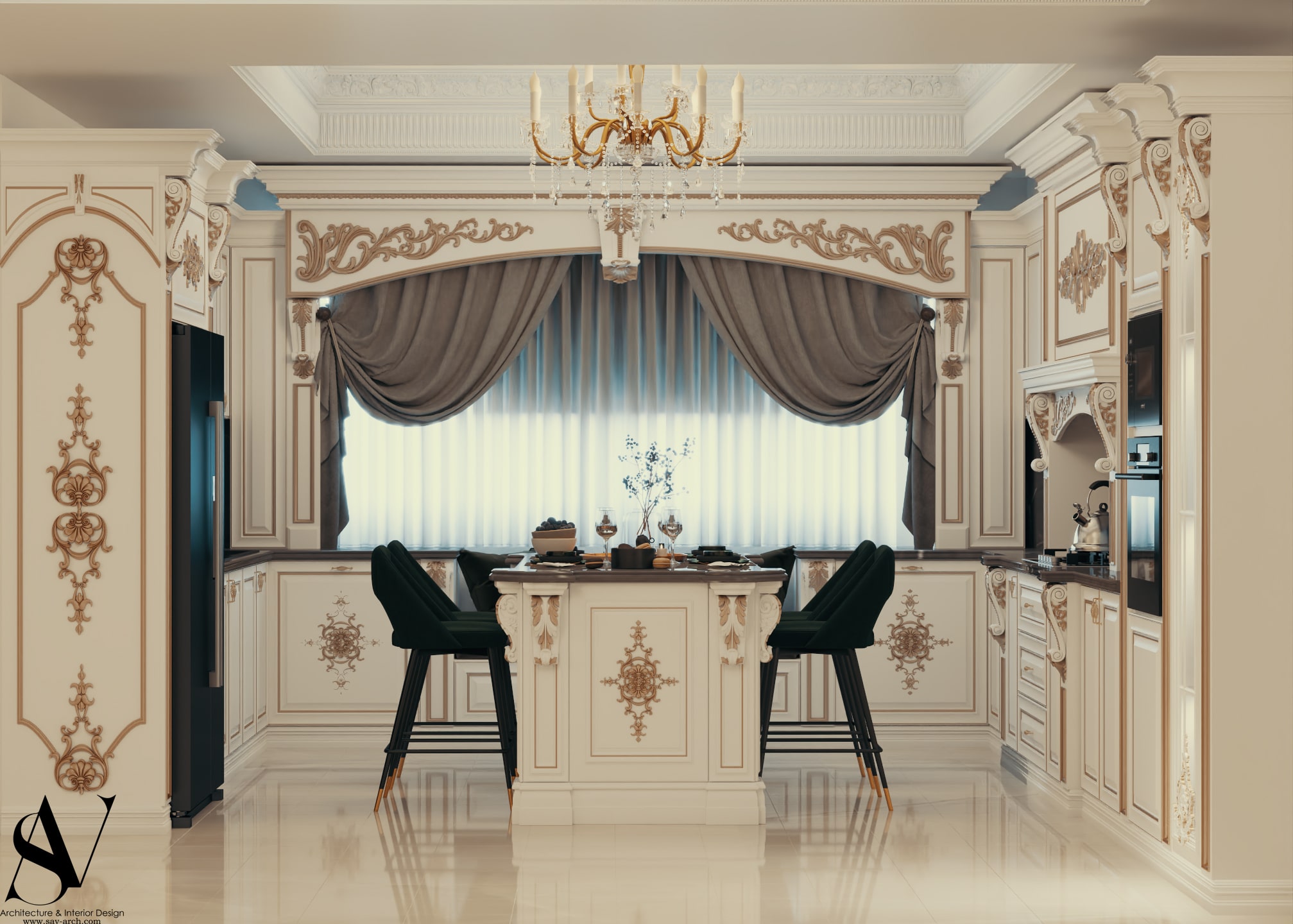 🏠 طراحی داخلی آشپزخانه | پروژه تختی 1