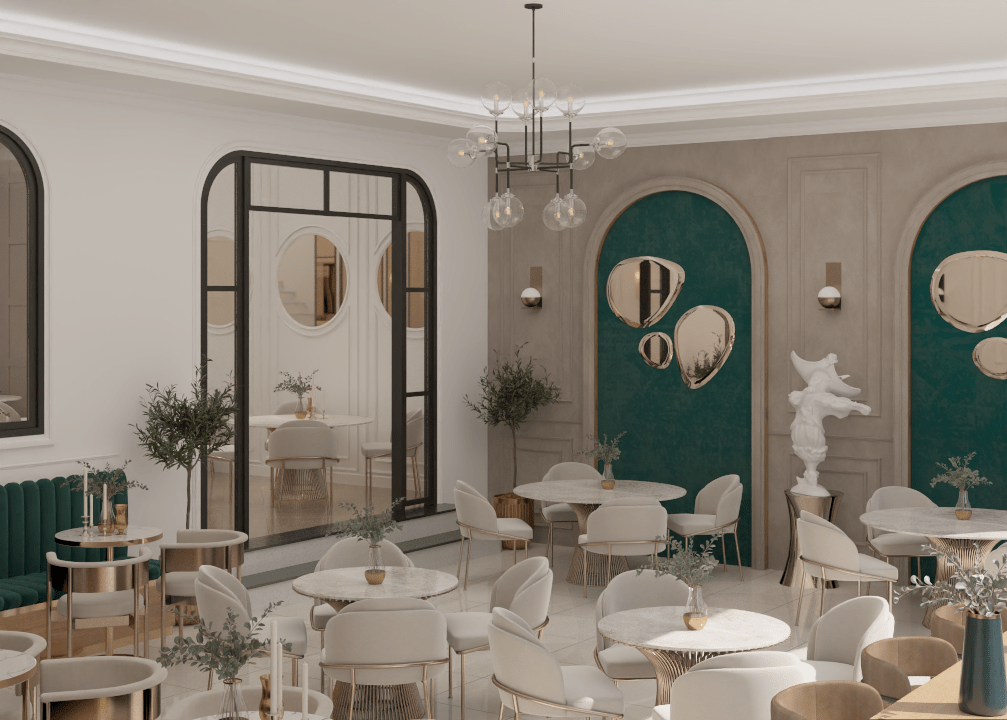 🏠 پروژه طراحی کافه رست | ولیعصر