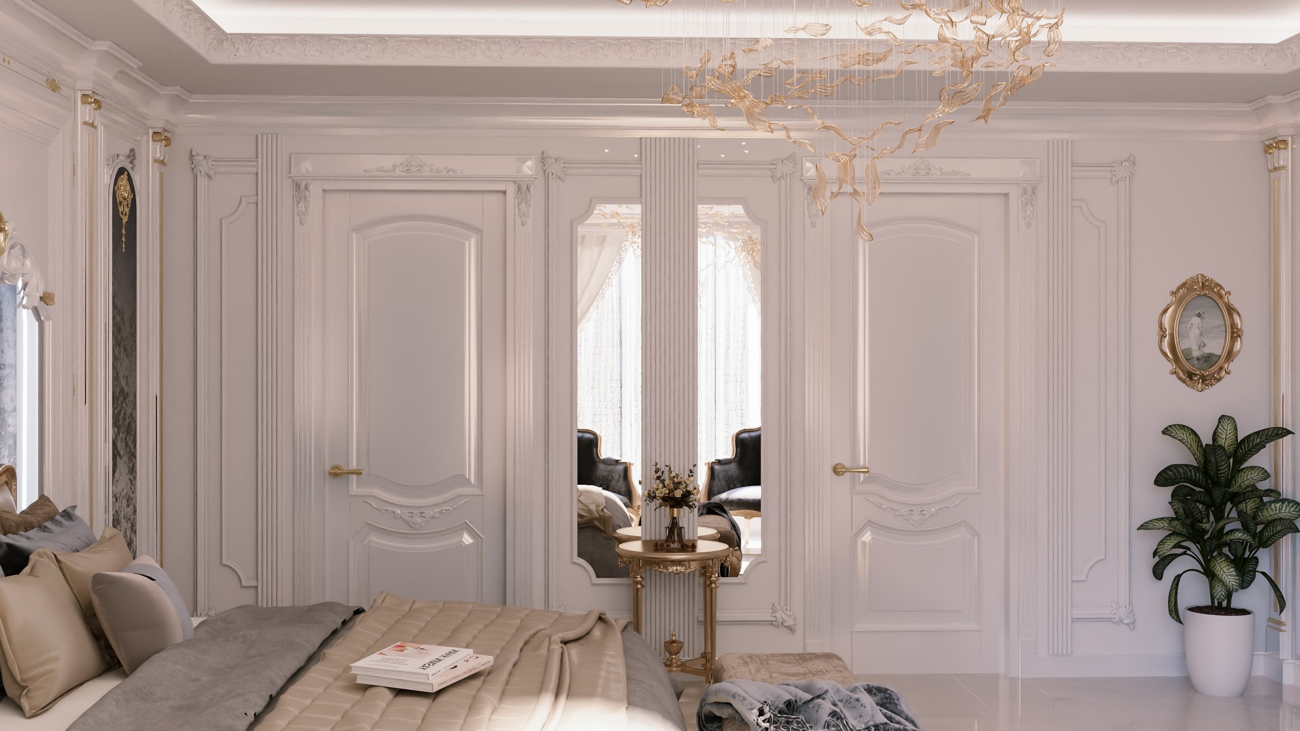 🏠 اتاق مستر پروژه بازسازی خاوران | وقار سبک کلاسیک
