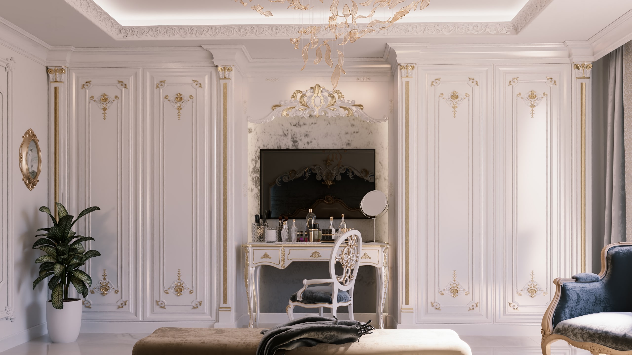 🏠 اتاق مستر پروژه بازسازی خاوران | وقار سبک کلاسیک