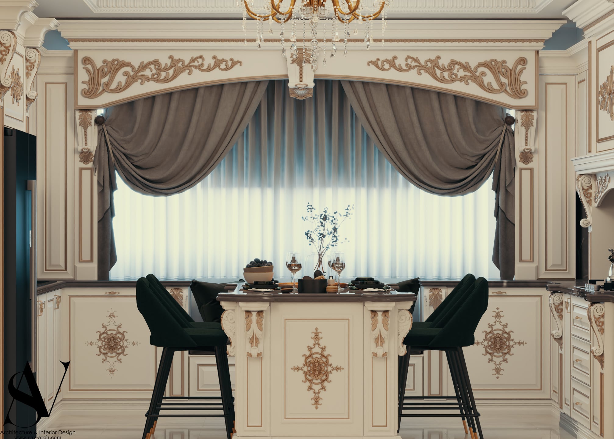 🏠 طراحی داخلی آشپزخانه | پروژه تختی 1