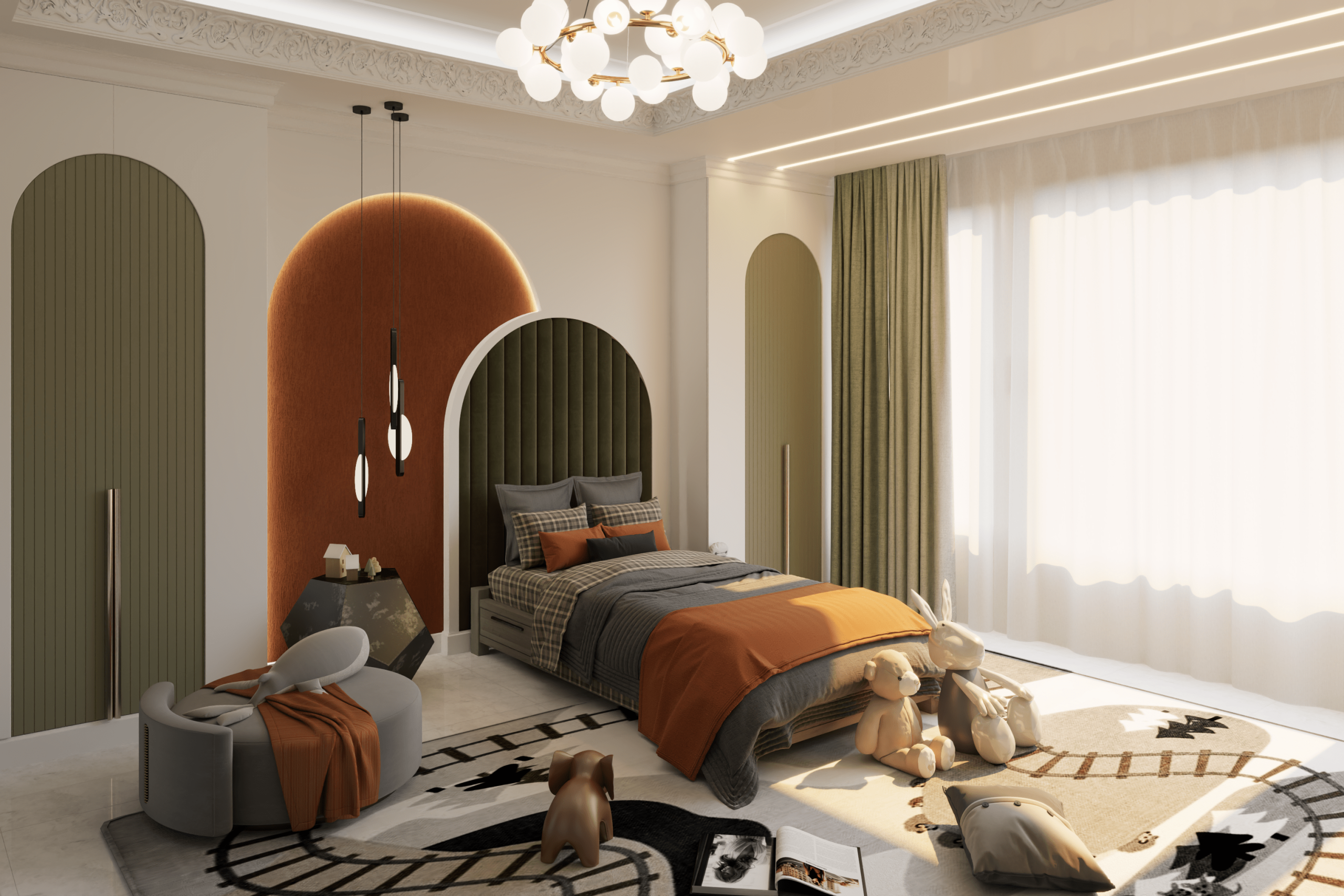 🏠 اتاق کودک پروژه بازسازی خاوران | فضایی برای بازی و خلاقیت