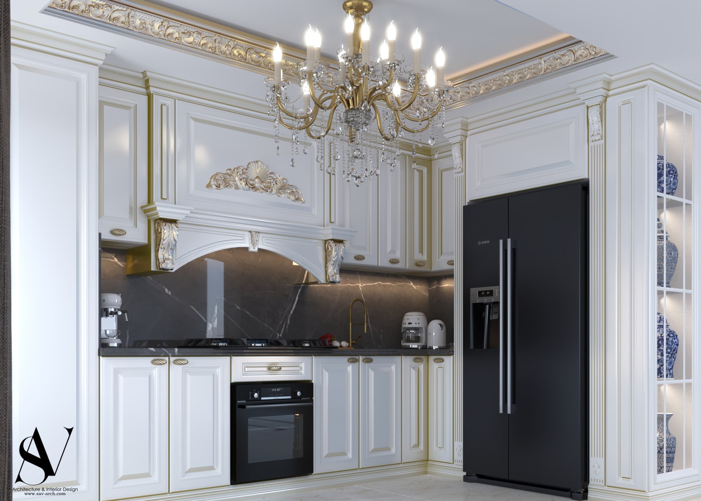 🏠 طراحی داخلی آشپزخانه | پروژه بازسازی آزادی – سقز