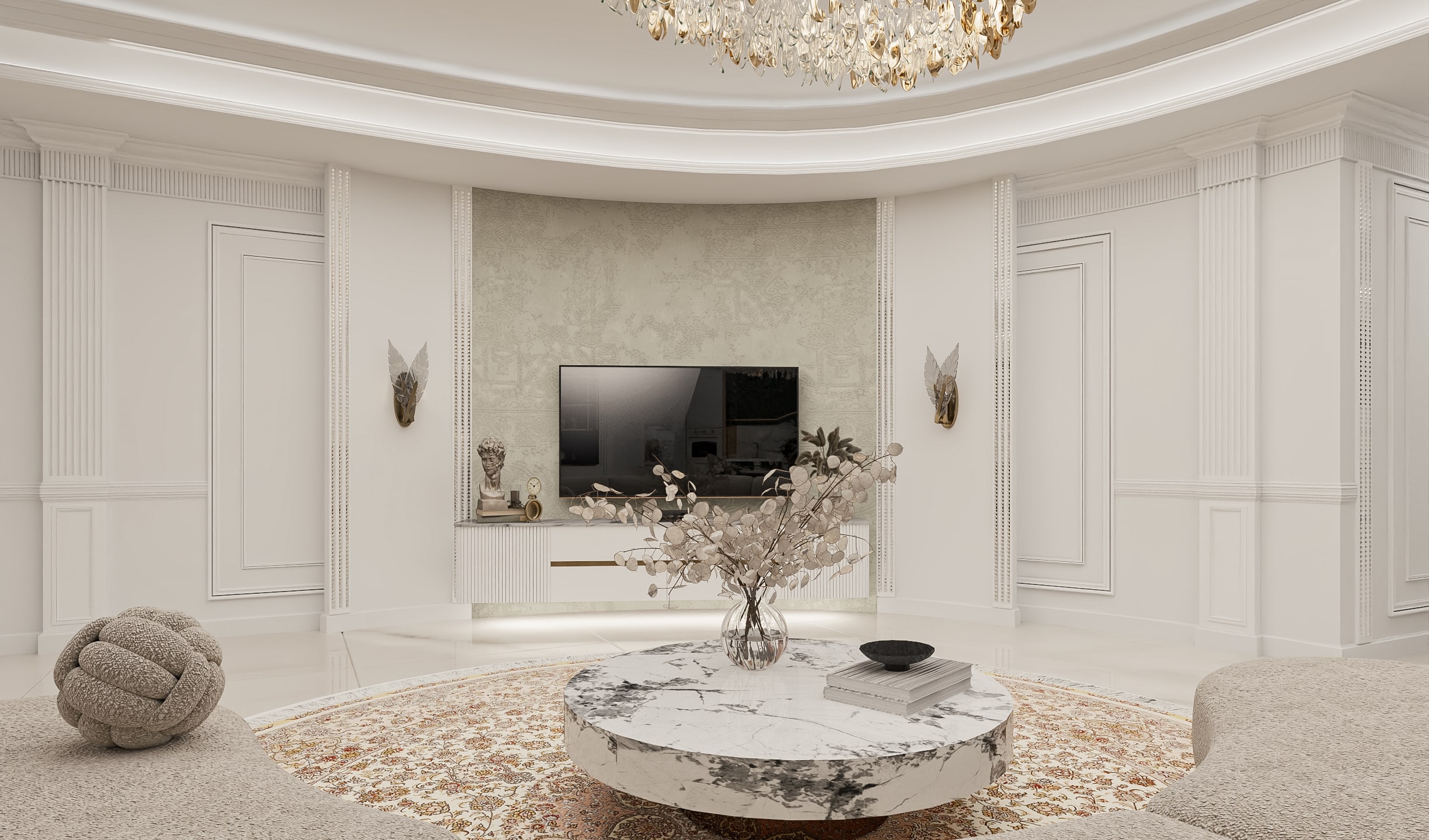 🏠 پروژه آنا-ولیعصر | بازسازی یک آپارتمان در ساختمان معروف آنا در تبریز