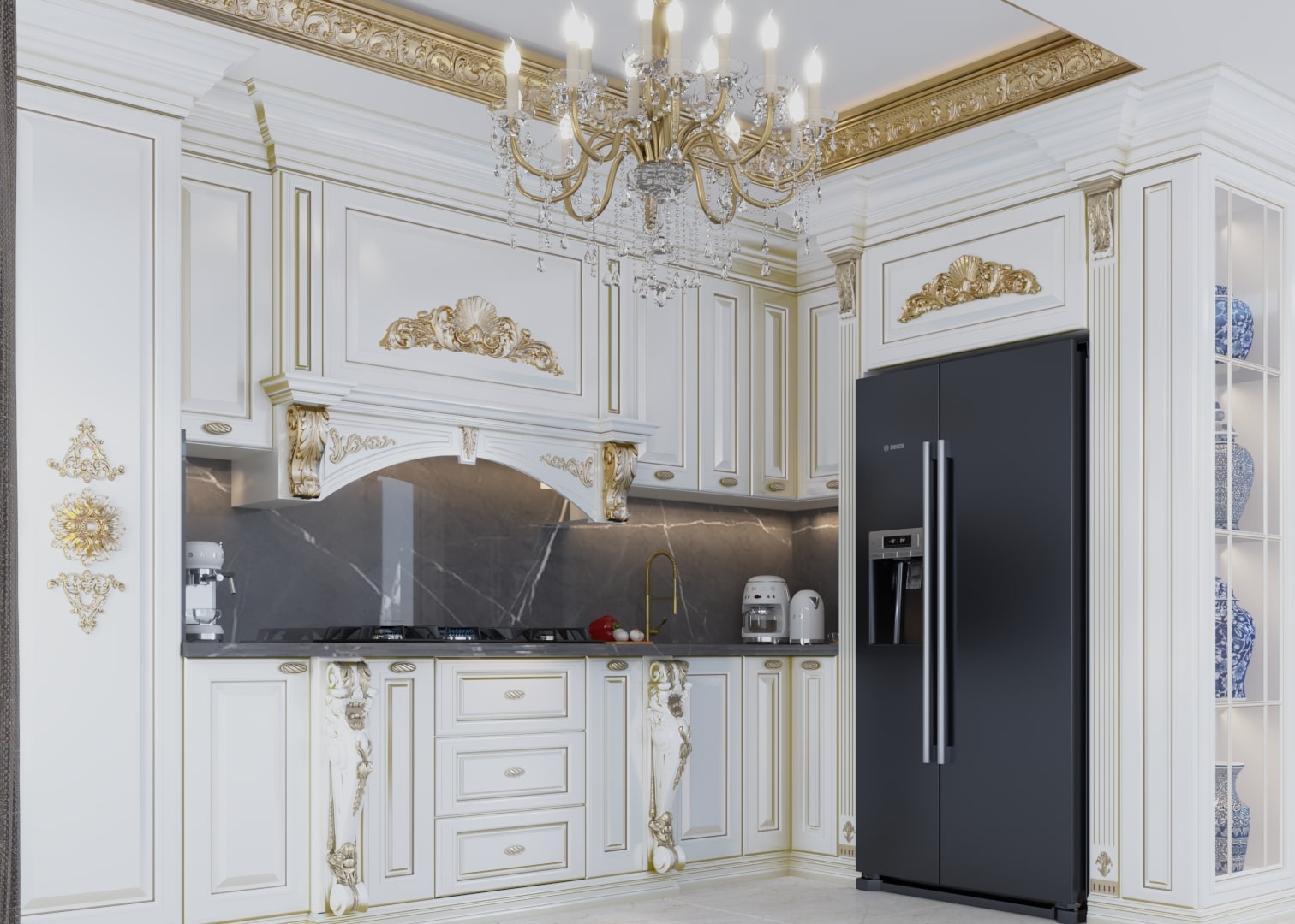 🏠 طراحی داخلی آشپزخانه | پروژه بازسازی آزادی – سقز