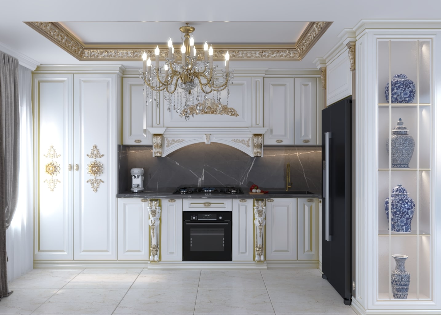 🏠 طراحی داخلی آشپزخانه | پروژه بازسازی آزادی – سقز