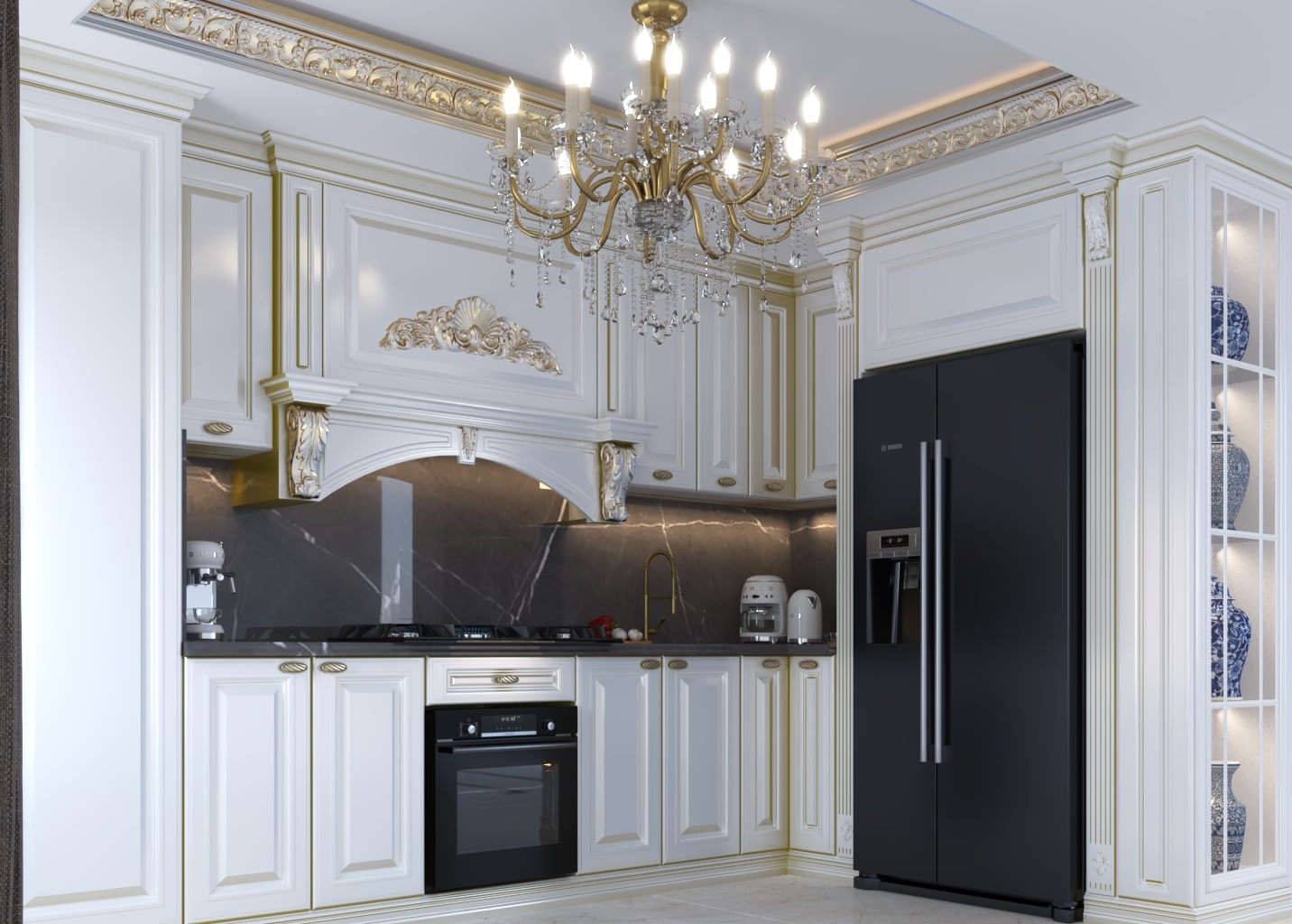 🏠 طراحی داخلی آشپزخانه | پروژه بازسازی آزادی – سقز
