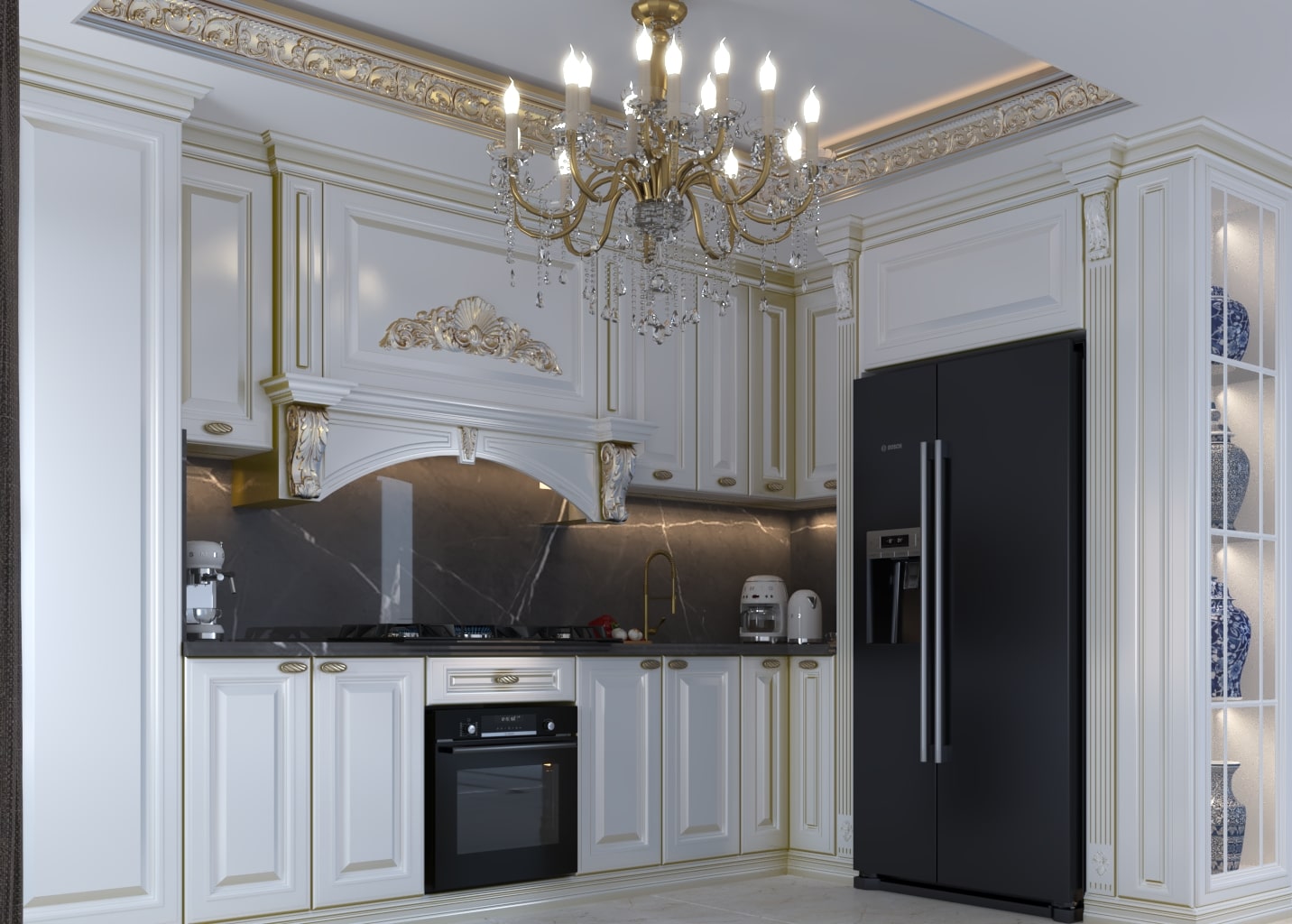 🏠 طراحی داخلی آشپزخانه | پروژه بازسازی آزادی – سقز