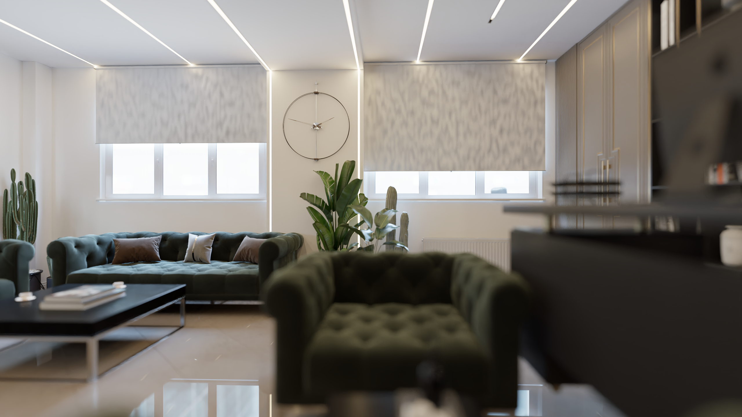 🏠 اتاق مدیریت کارخانه کفش ساتر